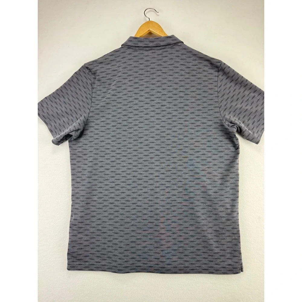 TravisMathew Polo Shirt‎ Mens XXL Gray Patterned Short Sleeve Golf Top